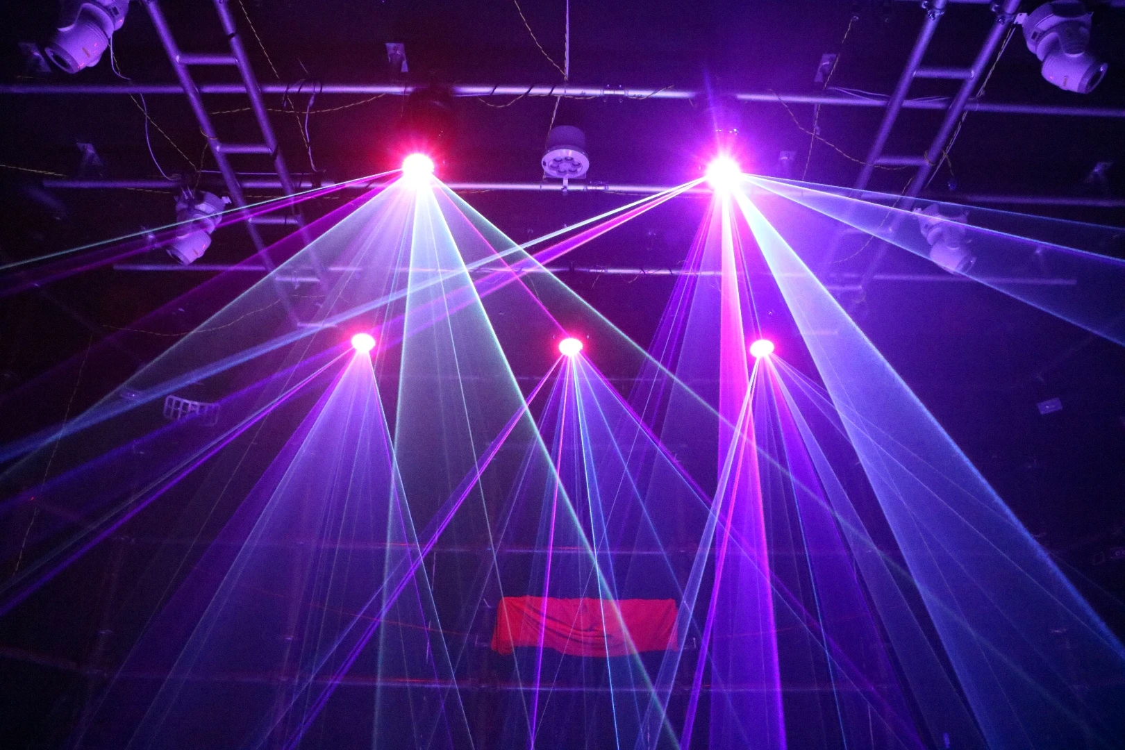 2W 3W 4W 5W 6W RGB 애니메이션 무빙 헤드 레이저 빔 라이트 3D 웨딩 쇼 소프트웨어 프로젝트 (링 포함)