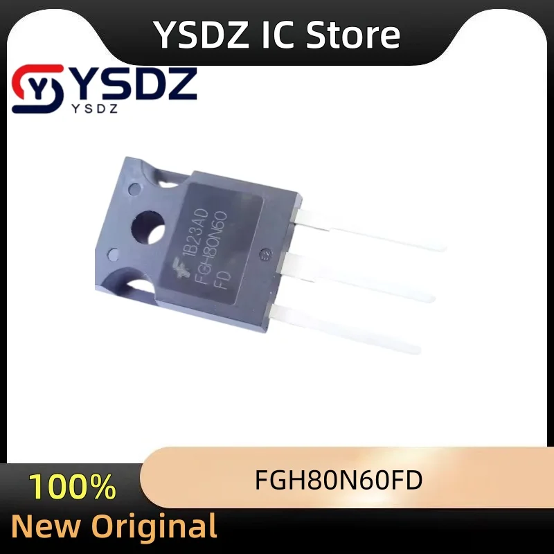 5pcs FGH80N60FD FGH80N60 80N60 TO-247 80A 600V TO247 TUBE POWER IGBT TRANSISTOR