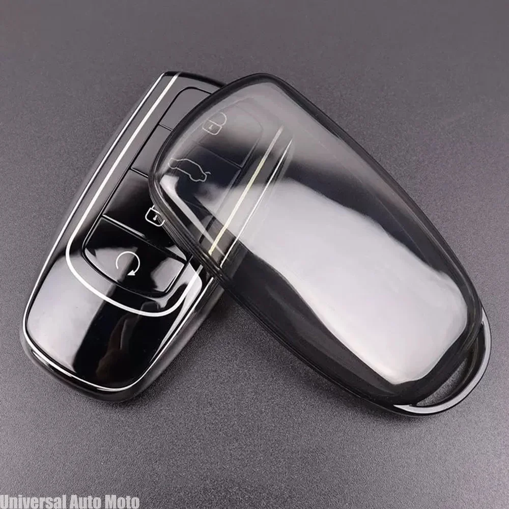 Transparent TPU Car Remote Key Case Cover for Chery Tiggo 8plus Tiggo 8 New 5 Plus 7pro Max Omoda 5 C5 Accessories Protector