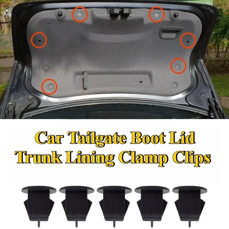 

10/20 шт., зажимы для багажника, крышки багажника, зажимы для подкладки багажника, замена автомобиля для Volvo S40 S60 S80, фиксаторы крепежа