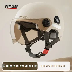 Electric Car Motorcycle Helmet Men and Women Summer Sun Protection Half Helmet Battery Car Safety Helmet 헬멧반모