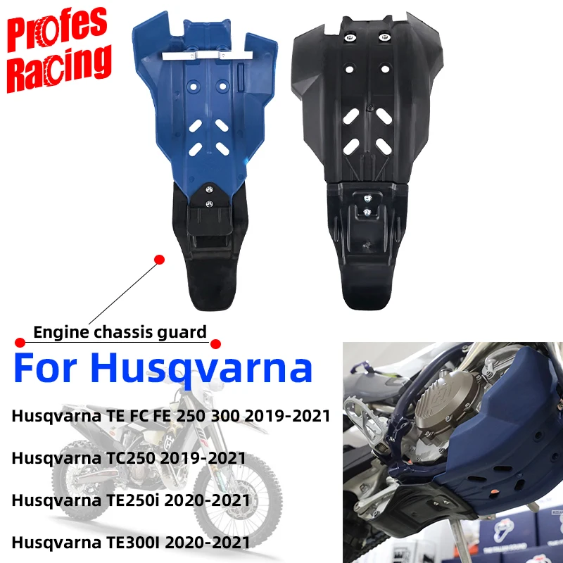 

Motorcycle Engine Frame Protector Cover Guard Skid Plate For Husqvarna TE250 FC250 TC250 TE 250i 300i 2019-2021 TE FC FE 250 300