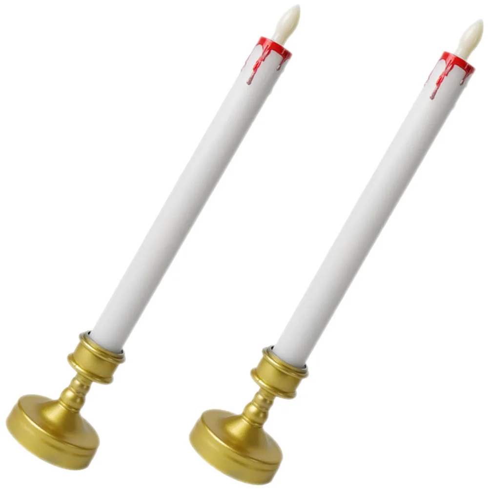 

2 Pcs Reusable LED C Lights Operated Taper Flameless C les for Party Wedding Decorative Pillar Remote Control Timing