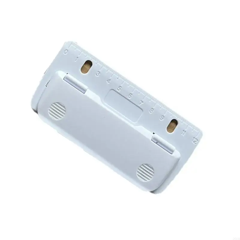 خرامة ورق دائرية 20CB لدفتر قصاصات الكمبيوتر المحمول، سعة 3 أوراق 2 ثقب خرامة ورق محمولة باليد #2