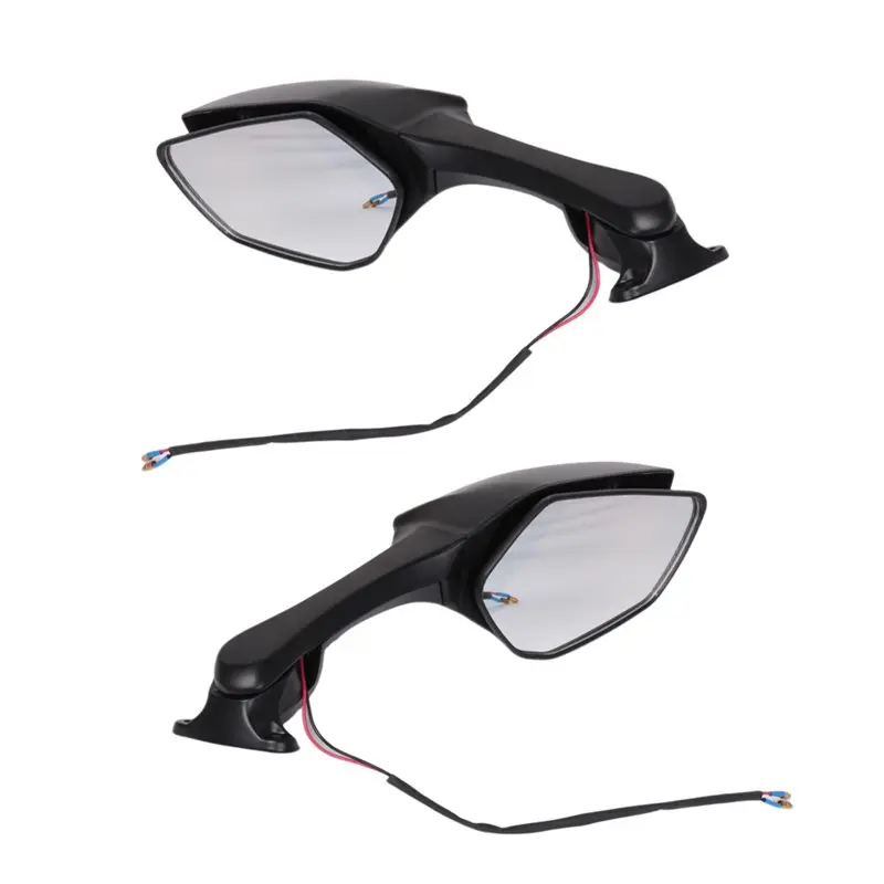 

Top-Rated Motorcycle Rearview View Side Mirror With LED Turn Signal Light For Kawasaki Ninja ZX-10R ZX10R ZX-10R 2011-2014