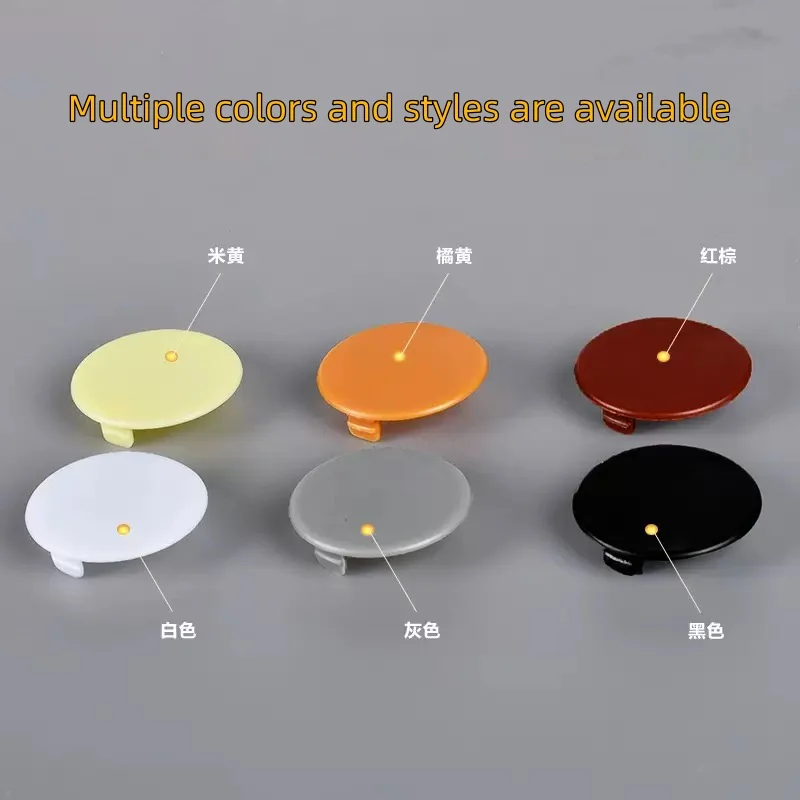 10 قطعة 35 مللي متر ، 38 مللي متر ، 40 مللي متر أغطية زخرفية مفصلية بلاستيكية مستديرة ، أغطية توصيل الثقب ، أغطية غطاء الأثاث #2