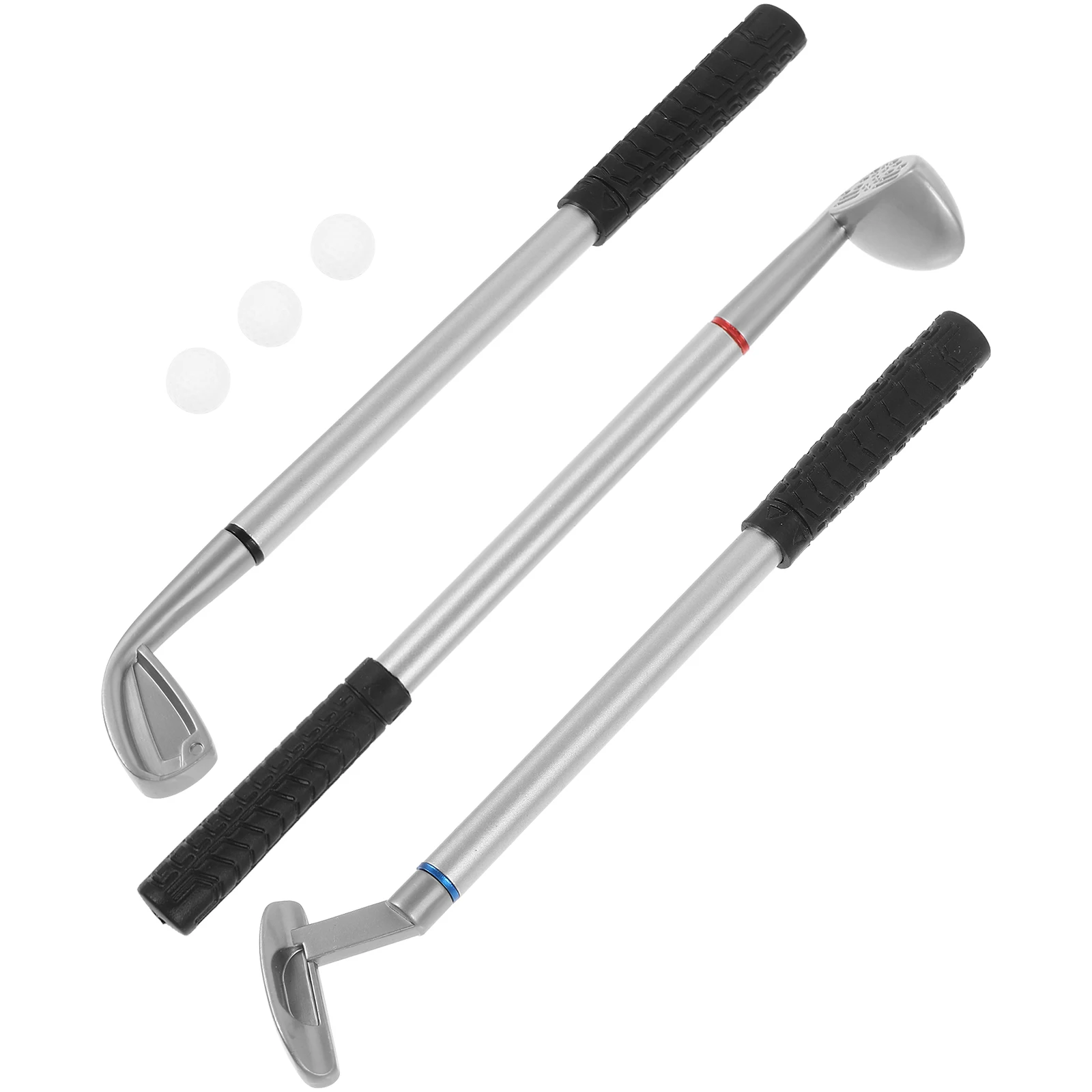

Golf Club Pen Shaped Ballpoint Pens Stationery Golfing Metal Desk Gifts Black Blue Refills Writing Supplies Business