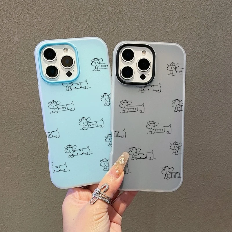 ل Tecno Pop 10 10C 9 8 7 Pro Pova 7 Neo 6 Pro 5 Spark GO 2 2S 1 1S جراب هاتف 2 في 1 خط مزدوج الطبقات غطاء الكلب الألماني