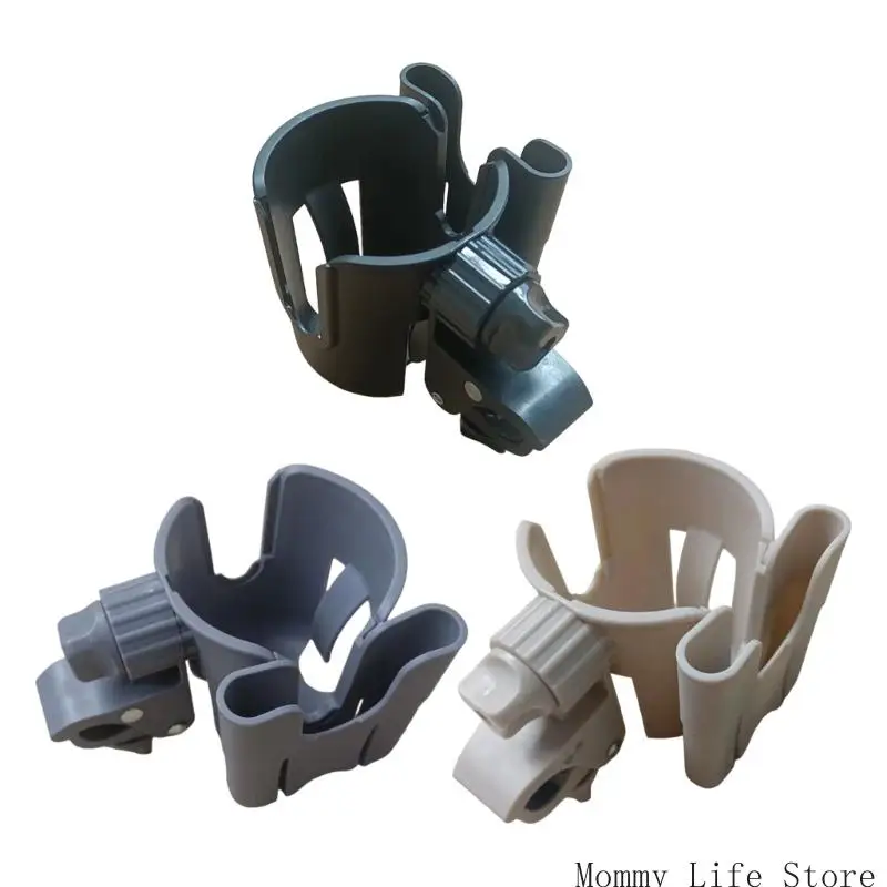 

Adjustable Bottle Cup Holder Build In Phone Stand Storage Rack for Strollers