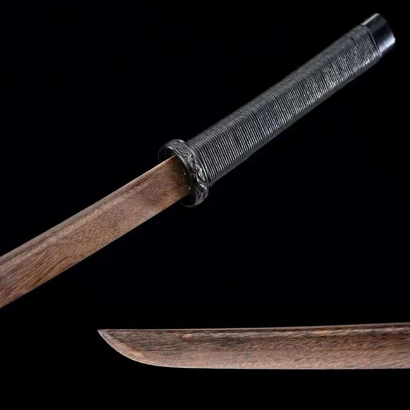 

Full Size Wooden Sword Decoration, Japanese Sword,Katana, Zinc Alloy Tsuba, Wooden Saya, Iaito Training