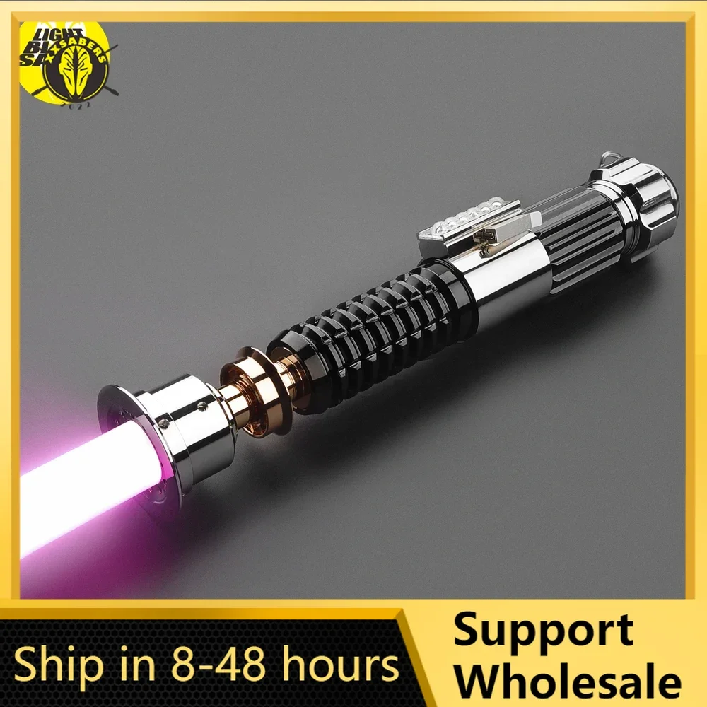 

Laser Saber EP4 Obi Wan Kenobi Lightsaber Metal Hilt Heavy Dueling 20 Sound 34 RGB Smooth Swing Cosplay Xenopixel Laser Saber