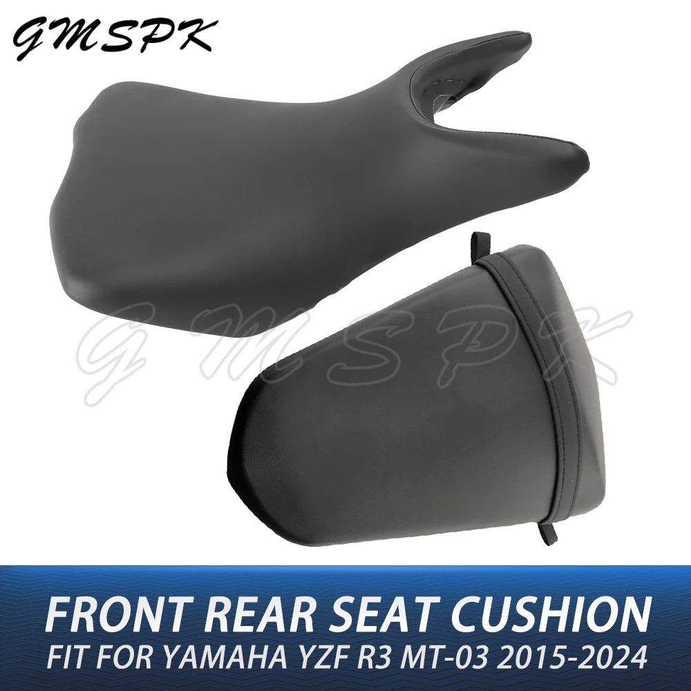 Motorcycle Front Rider Driver Seat Rear Passenger Seat Fit for Yamaha YZF-R3 YZF-R25 MT 03 MT03 MT25 YZFR3 YZFR25 2015-2024 2023