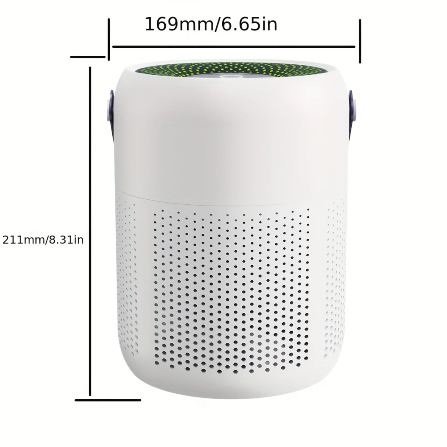 High-Efficiency 36V Desktop Air Purifier Pro with Automatic Air Quality Detection and Light Display - 1pc Pet Hair & Dust Elimin