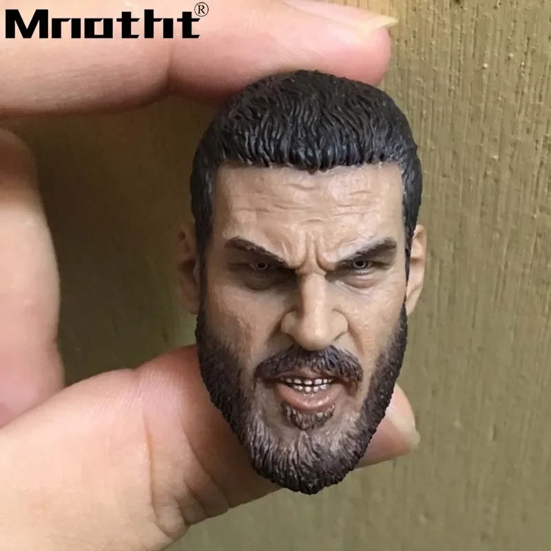 Classic Beard Male Soldier Head Sculpt Model for 12in Action Figure Collection Toys m5 DIY Hobbies