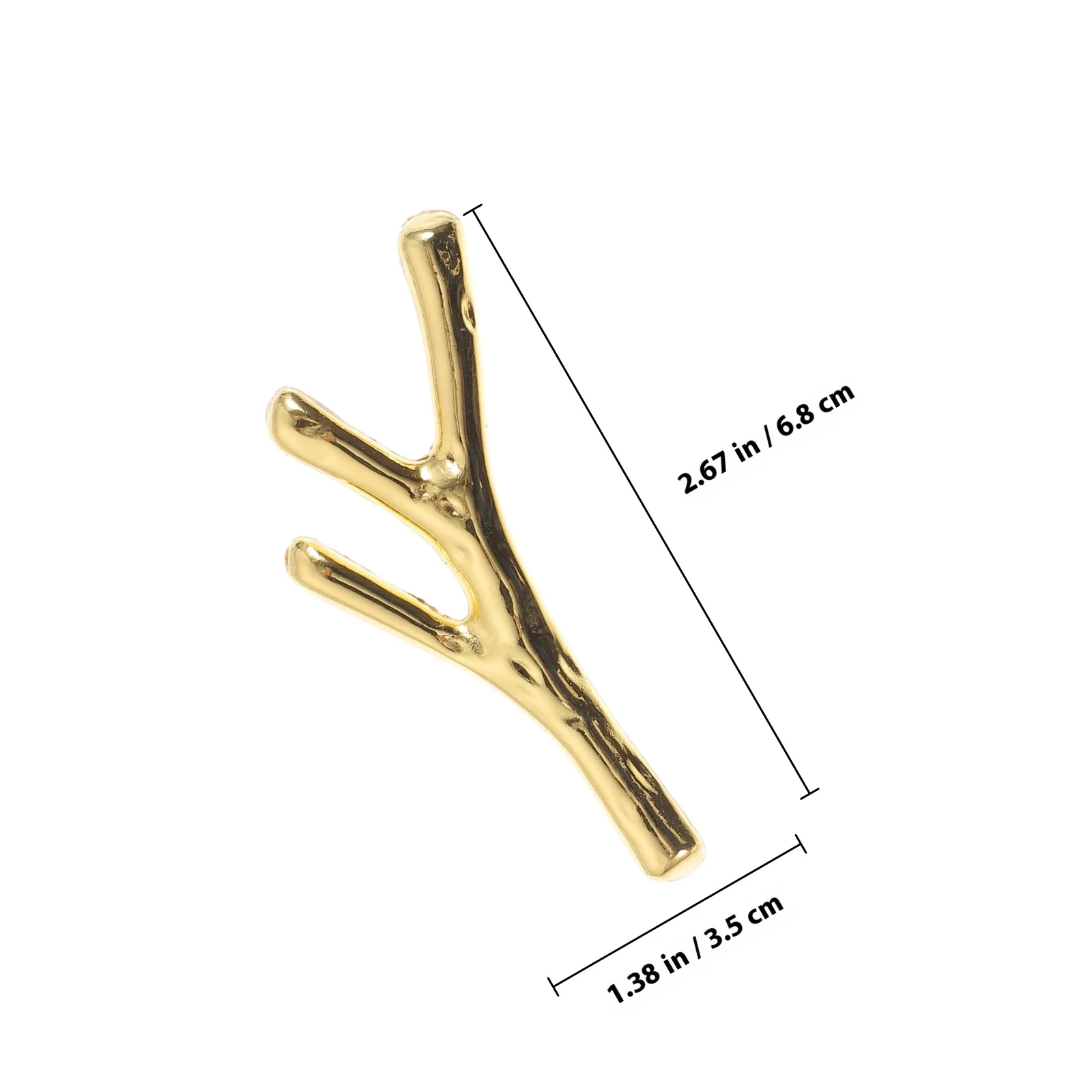 6 قطعة درج برونزي يسحب سبائك الزنك فرع مقابض للخزانة لخزائن الخزائن مزرعة ريفية حديثة #3