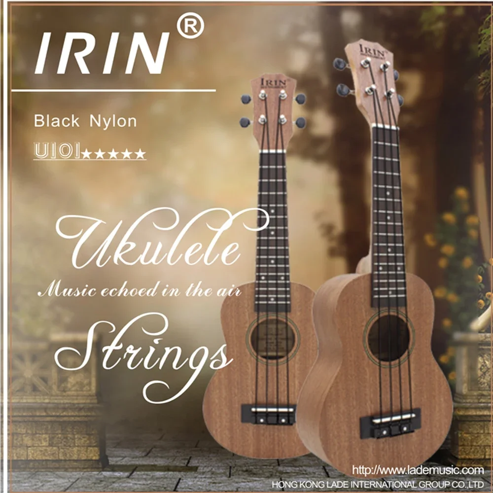 IRIN 4 Pcs/Set Soprano Ukulele Strings Nylon Musical Instrument Accessories 4 String Hawaiian Guitar Parts & Accessories