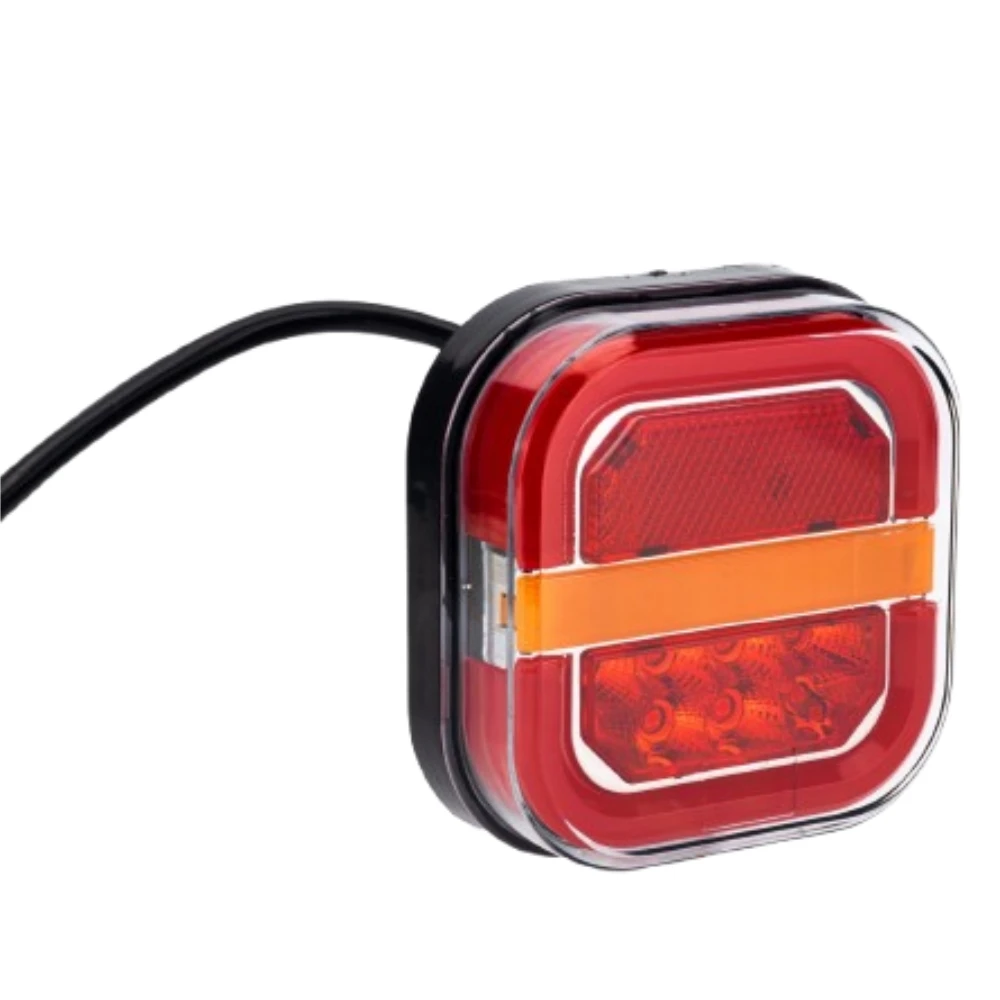 2pcs 3Face Trailer Tail Lights 12v/24v Truck Led Parking Lamp Trailer Car Truck Side light Van Marker Lighting Turn Signal