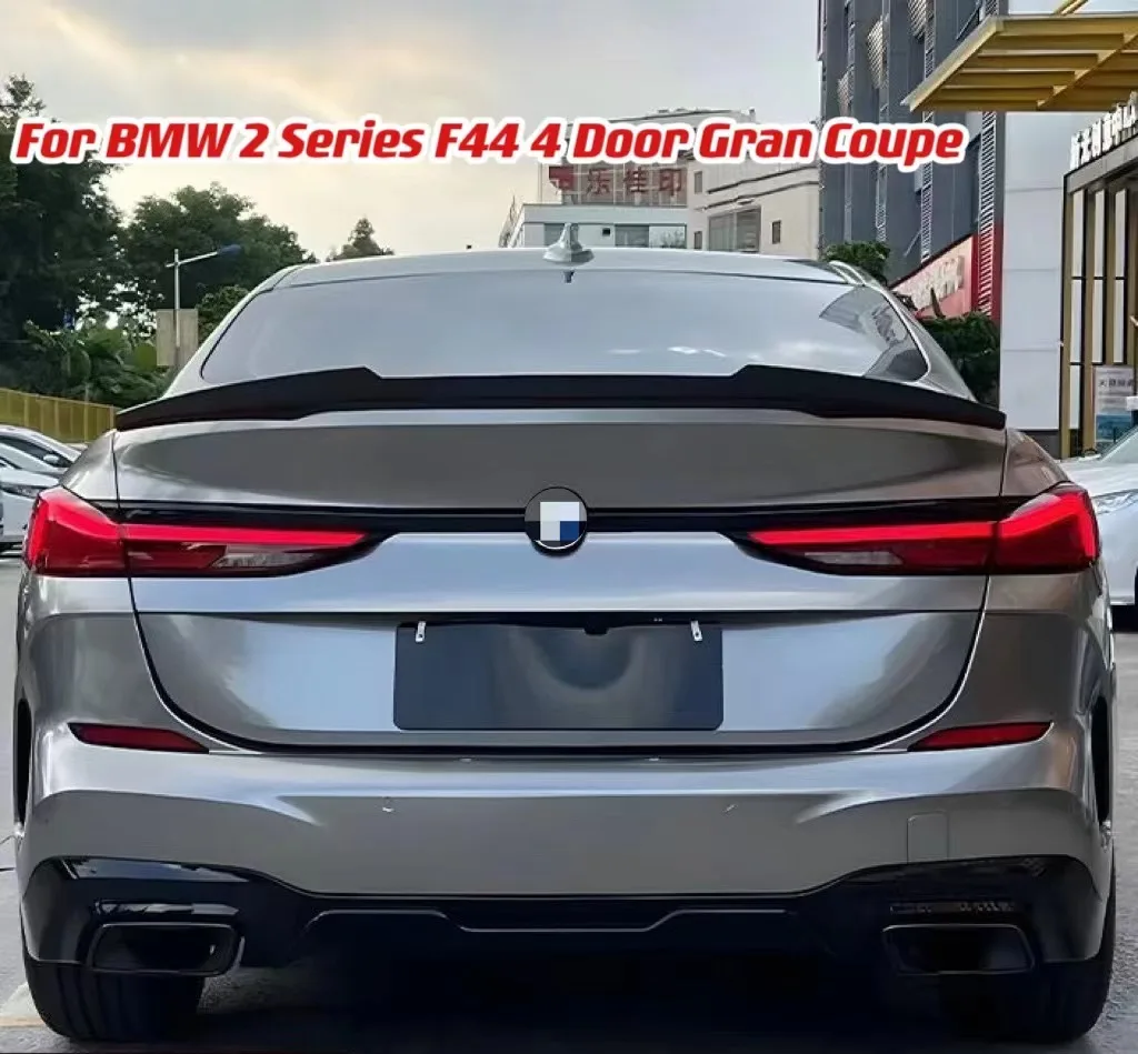 

For Bmw 2 Series F44 4 Door Gran Coupe 216i 218i 220i 2020 2021 2022 2023 Rear Trunk Spoiler Spiltter Wing M4 Style Tail Wing