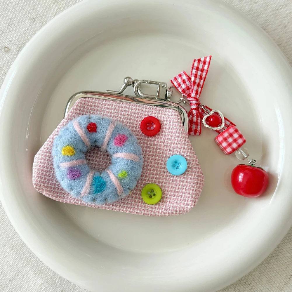 Original Wallet Pendant Strawberry Cherry Ancient Early Style Y2K Millennium Sweet Cool Subculture Zero Wallet Pendant for Women
