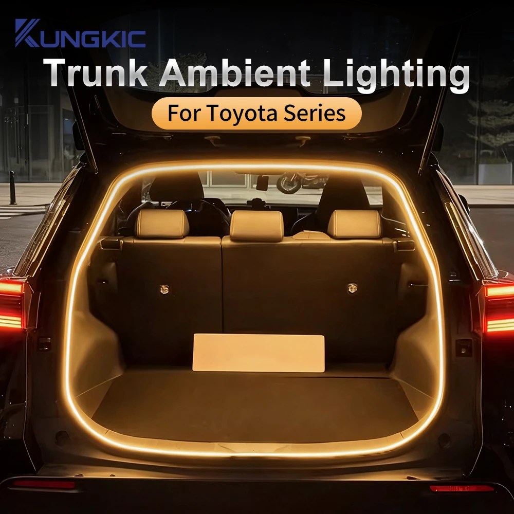 For Toyota RAV4 Corolla Cross CHR Harrier bZ4X Sienta Prius Highlander LED Dynamic Rear Trunk Lights Cargo Lamp Auto Accessories