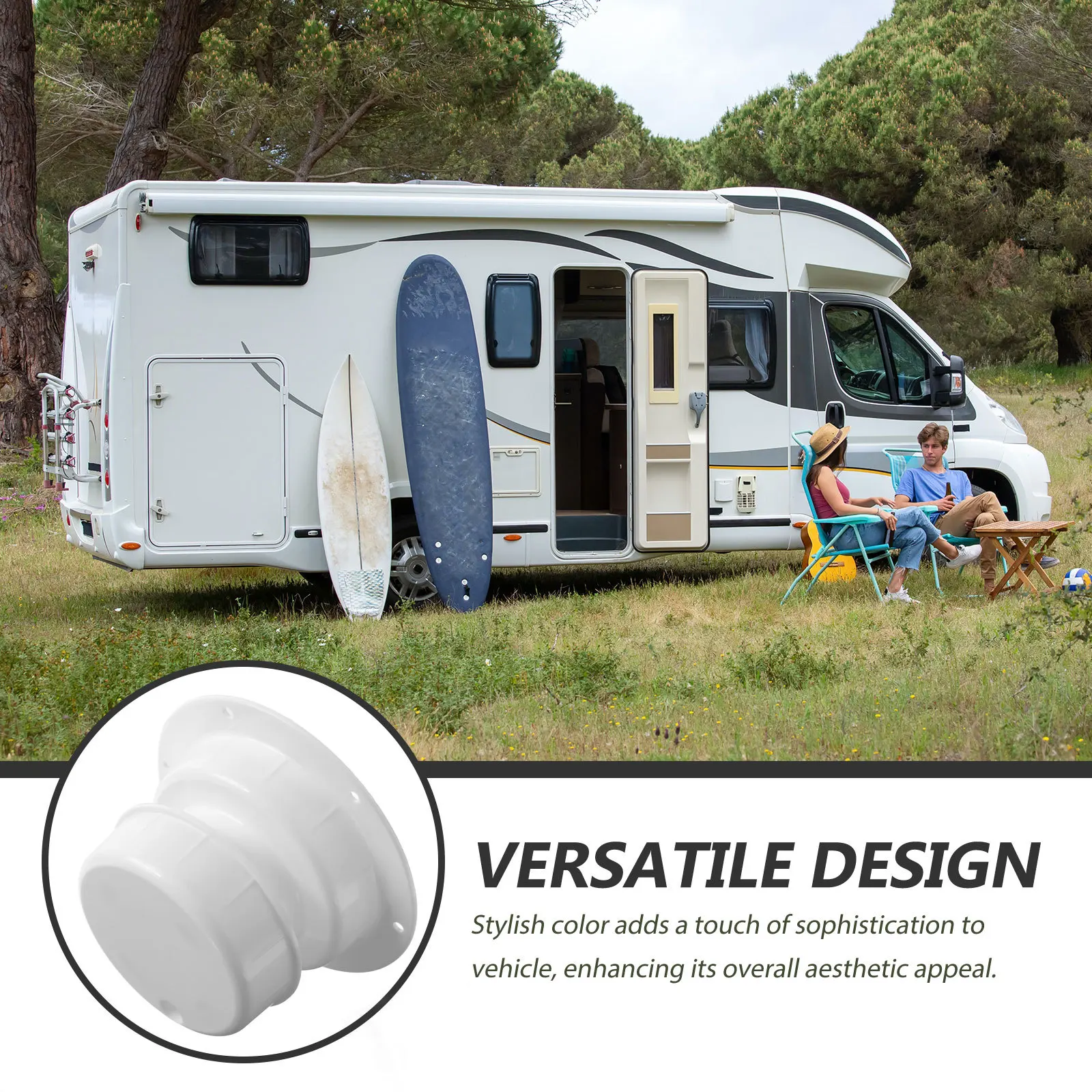 

Roof Vent Cap for Trailer Yacht Long-Lasting Plastic Ventilation Cover Replacement Rv Sewer Plumbing Vent Cap Fresh