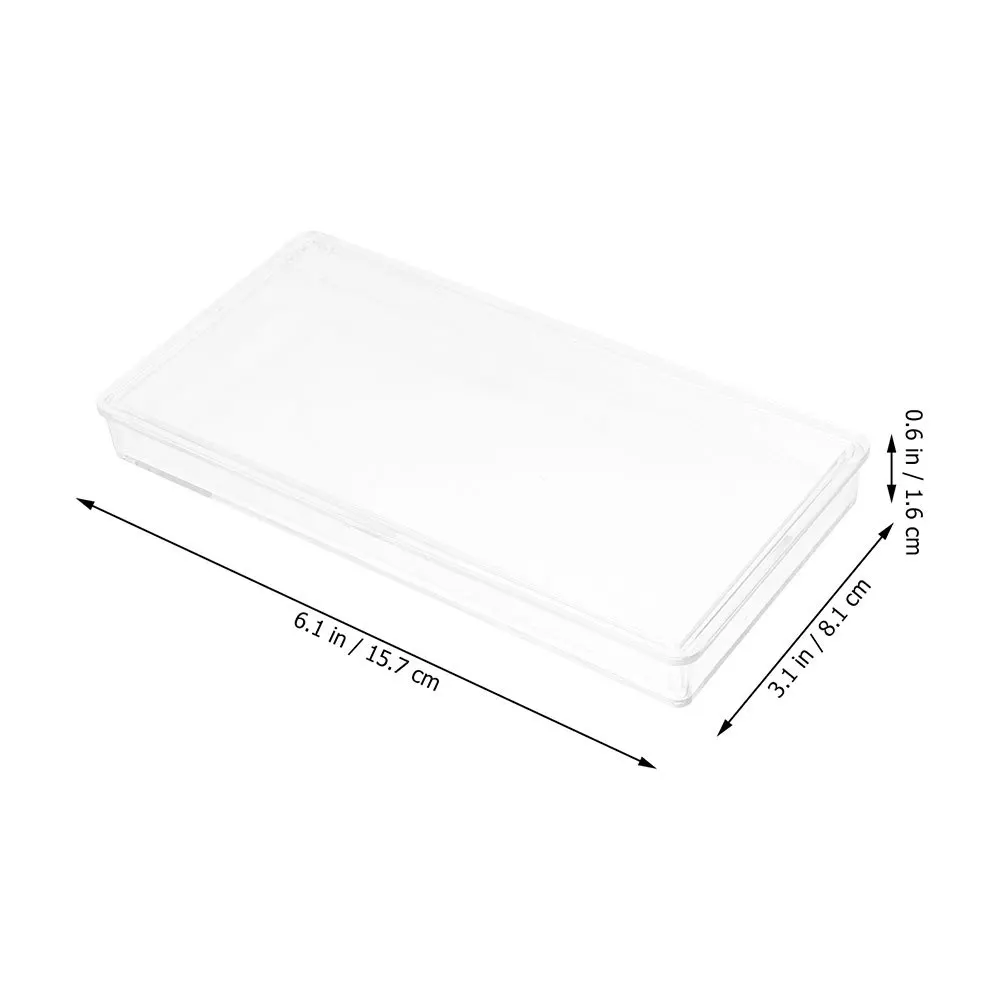 3 قطعة حامل العملة للفواتير عملة بلاستيكية سميكة وحقيبة جمع الطوابع متعددة الاستخدامات لتخزين عرض منظم الأموال #4