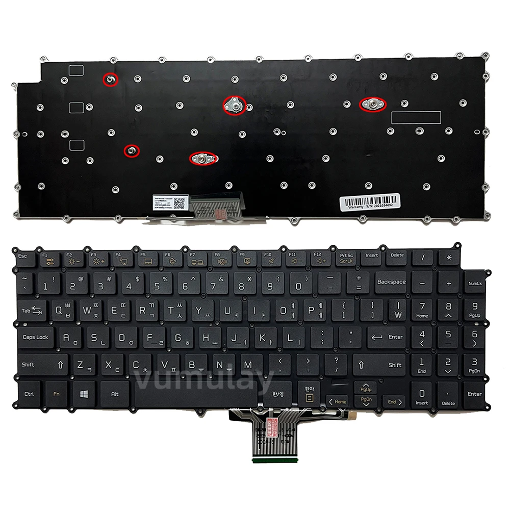 Korean Keyboard for LG 15Z980 15Z990 15Z980-G 15Z980-H 15Z980-M 15Z980-T 15ZD980 15ZD980-G 15ZD980-H 980-M SN3870 SG-90900-XRA