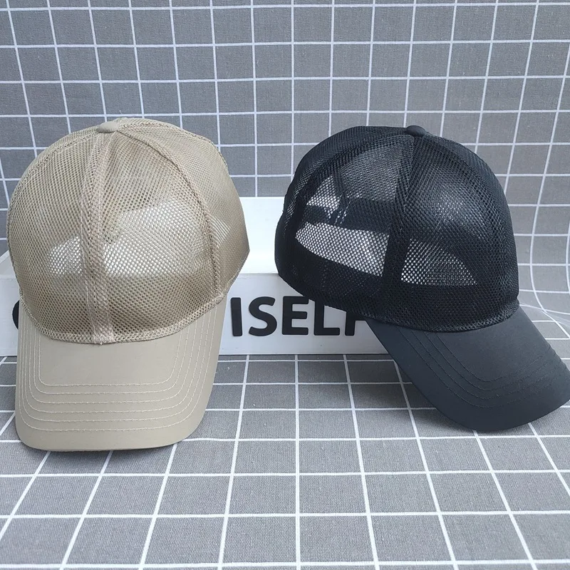 

Summer Mesh Baseball Caps for Men Women Adjustable Snapback Hats Thin Breathable quick-Dry Outdoor Sun Protection Hat
