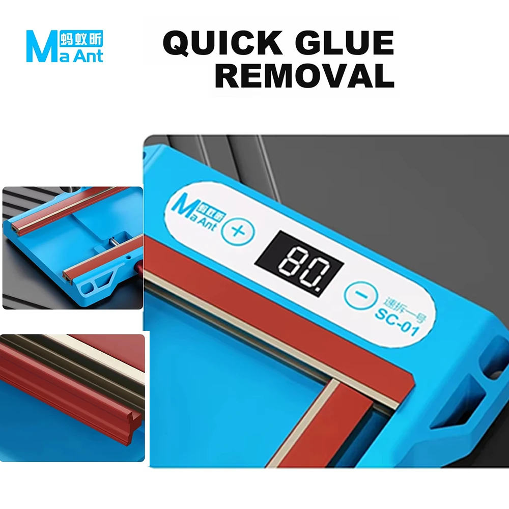 MaAnt SC-01 Quick-Release No.1 Heating Screen Remover For iPhone/Samsung Screen Quick Adhesive Removal/Back Cover Removal Repair