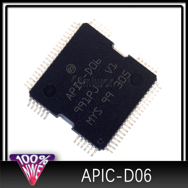 1-10 pces APIC-D06 apic d06 computador injector controle driver módulo chip ic qfp64 para renault koleos motor automotivo