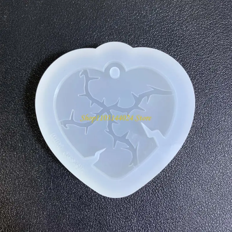 

N5KE 11-styles Silicone Mold Suitable for Ornament Pendant Keychain Jewelry Making