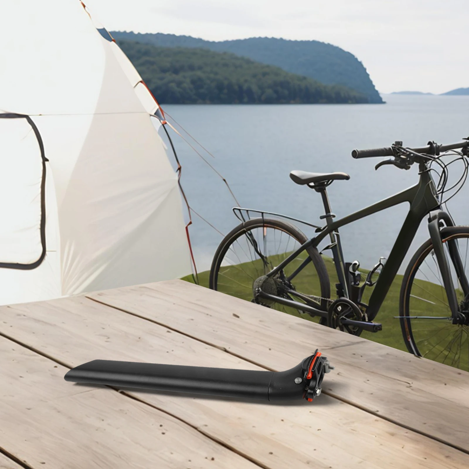 دراجة Seatpost الطريق دراجة Seatpost المتانة تعزيز الأداء امتصاص الصدمات 340mm طول تجربة ركوب الخيل #5