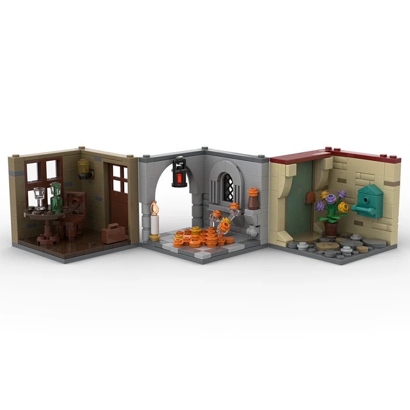 

313PCS MOC Disneyes CMF 71038 Fairy Tale Mini Vignettes DIY Model Building Blocks Birthday Toys Gift