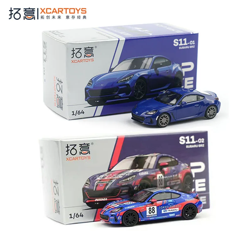 

Литой под давлением POPRACE масштаб 1/64 Subaru BRZ модель автомобиля из сплава Коллекционная игрушка в подарок сувенир дисплей орнамент