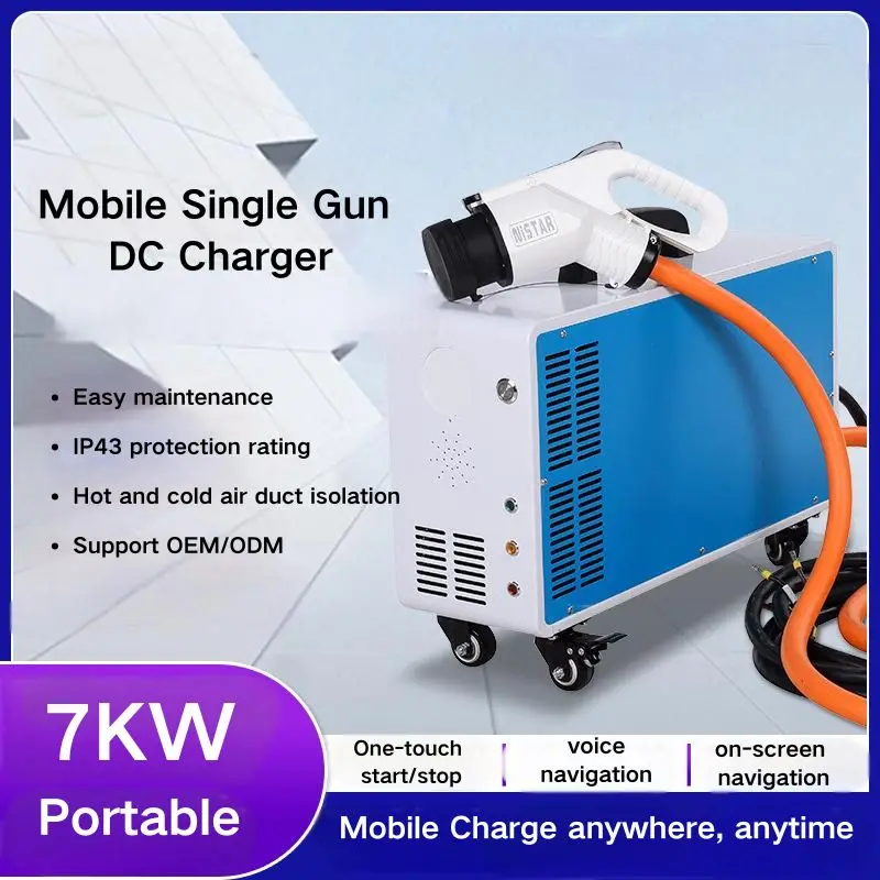 Zehao Smart 32A Portable EV Charger IP54 Waterproof Fast Charging Station 7kW DC Power Outdoor Emergency Use Type2 Charging