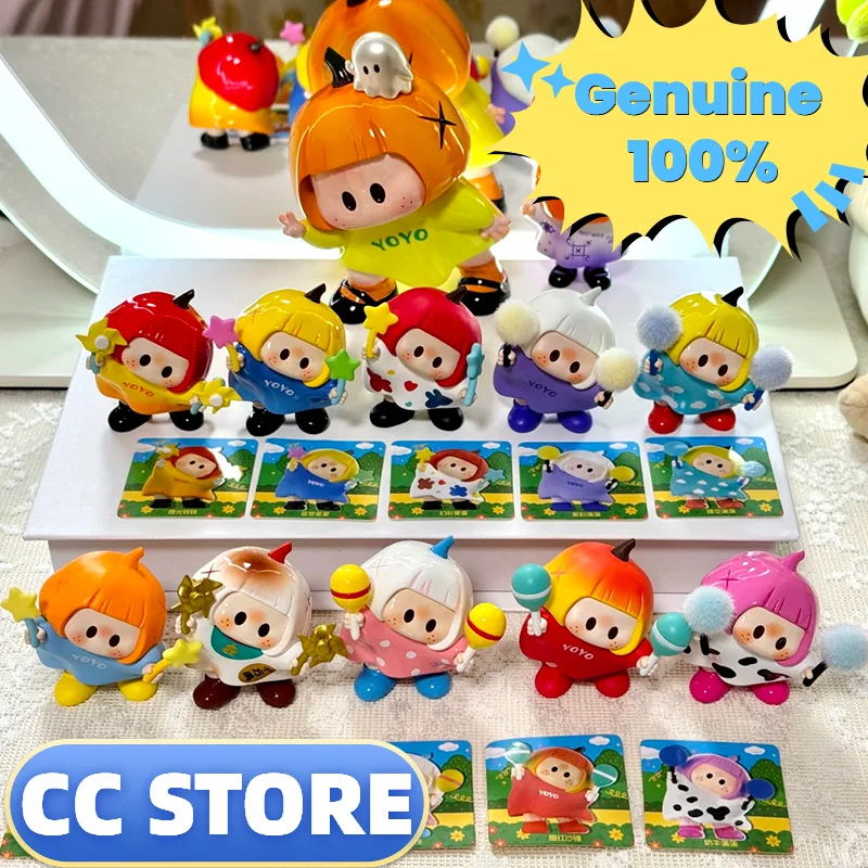 

Genuine New Product Yoyo Cute Crooked Head Series Iconbox Blind Box Desktop Car Decor Room Birthday Gift Cute Suitable For All