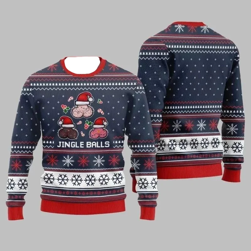 للجنسين سترة عيد الميلاد القبيحة النساء الدجاج مع Stringlights البلوز القمم ثلاثية الأبعاد طباعة الرجال Crewneck البلوز عادية كم طويل #3