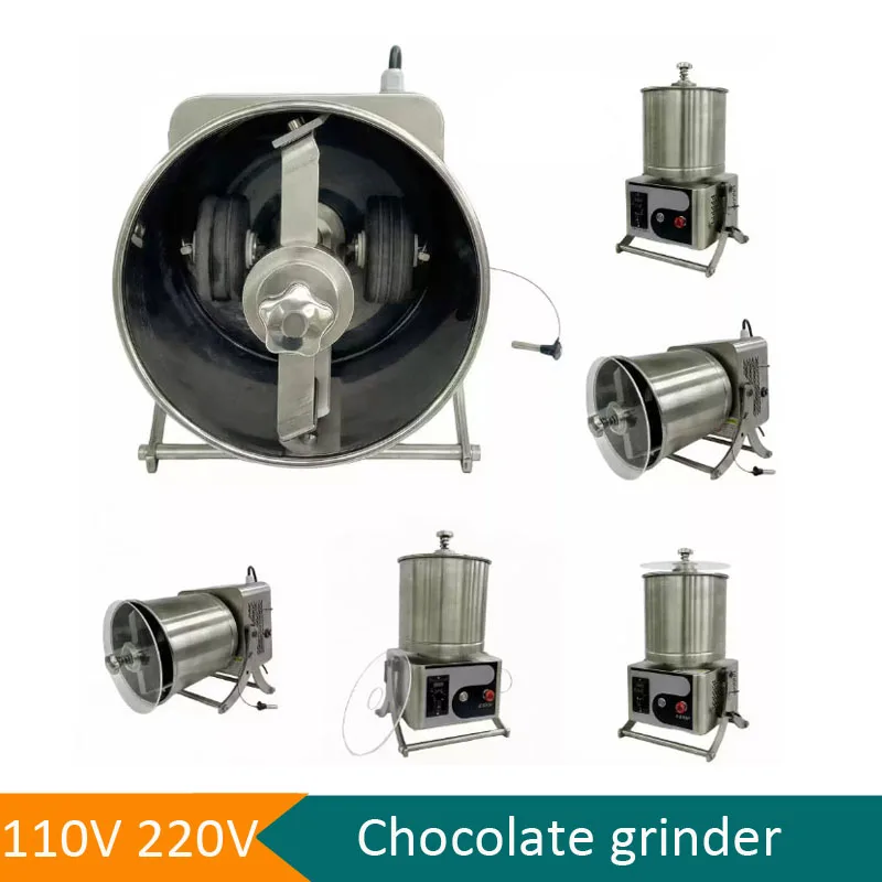 New Arrival Cocoa Beans Grinding Machines 7KG Nuts Chocolate Grinding Appliance Popular 110V 220V Stone Grinder for Chocolate