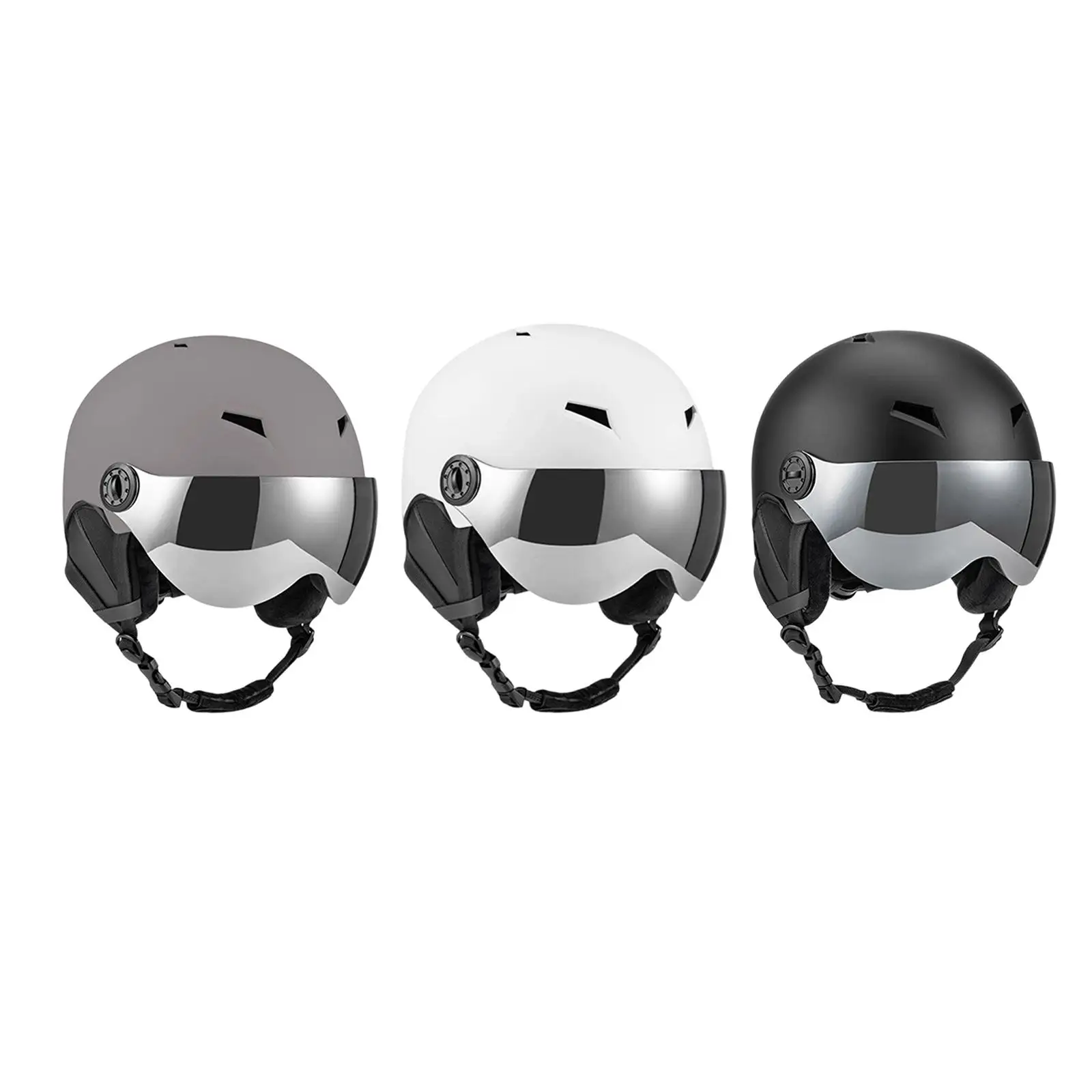 

Шлем для лыж и сноуборда с высокой степенью защиты от ударов, встроенные очки, защита для зимних видов спорта на открытом воздухе