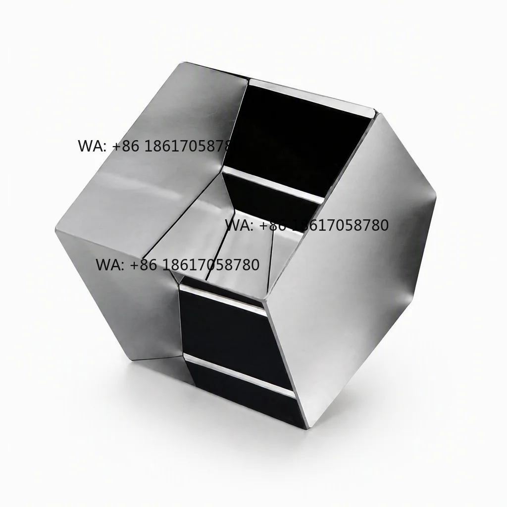 Pentagonal Prism Penta Prism 90 Degree K9 Glass ±5 Arcsec Angle Accuracy For Autocollimator Rotary Table Error Squareness Test