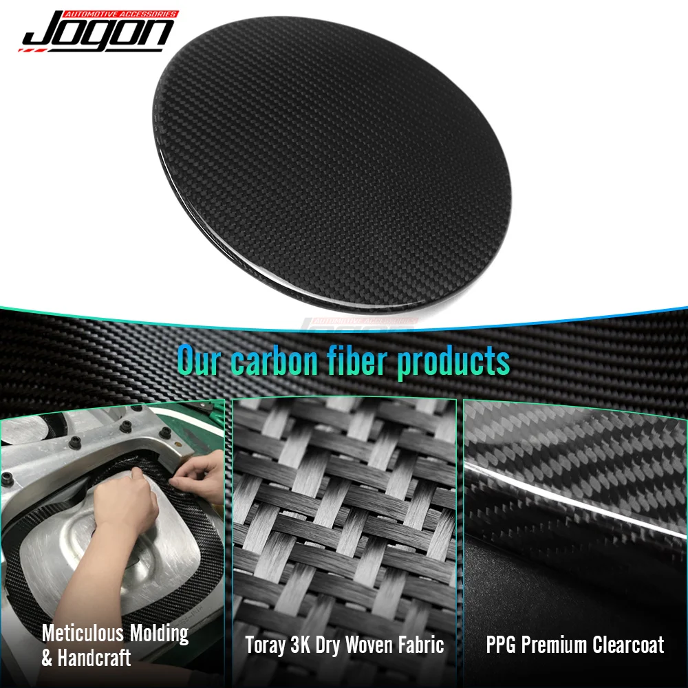 Real Carbon Fiber Fule Tank Cap For Ford Mustang GT EcoBoost Shelby 2024+ Car Exterior Accessories Oil Cover Sticker Trim