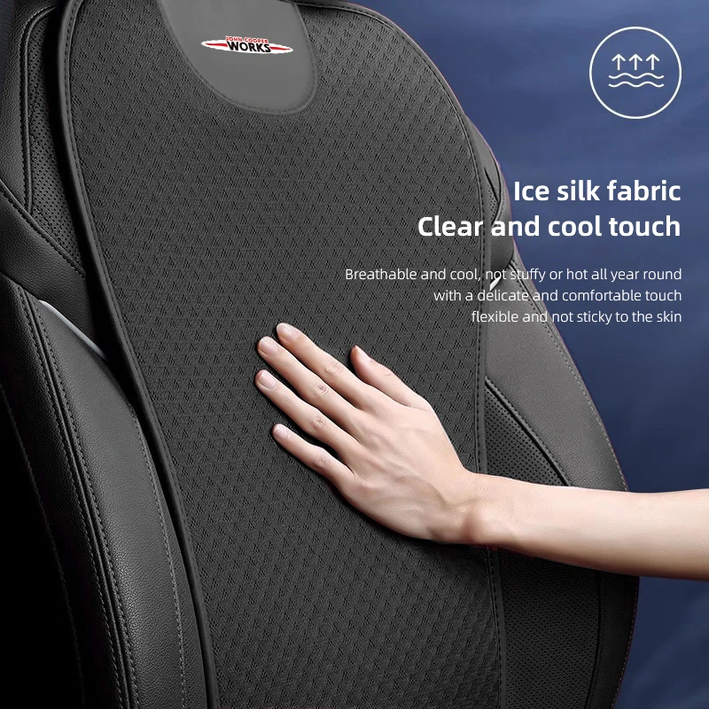 Car Seat Cushion Breathable Ice Silk Protect Mat Accessories  For Mini Cooper One JCW F54 F55 F56 F57 F60 R50 R52 R53 R55 R5