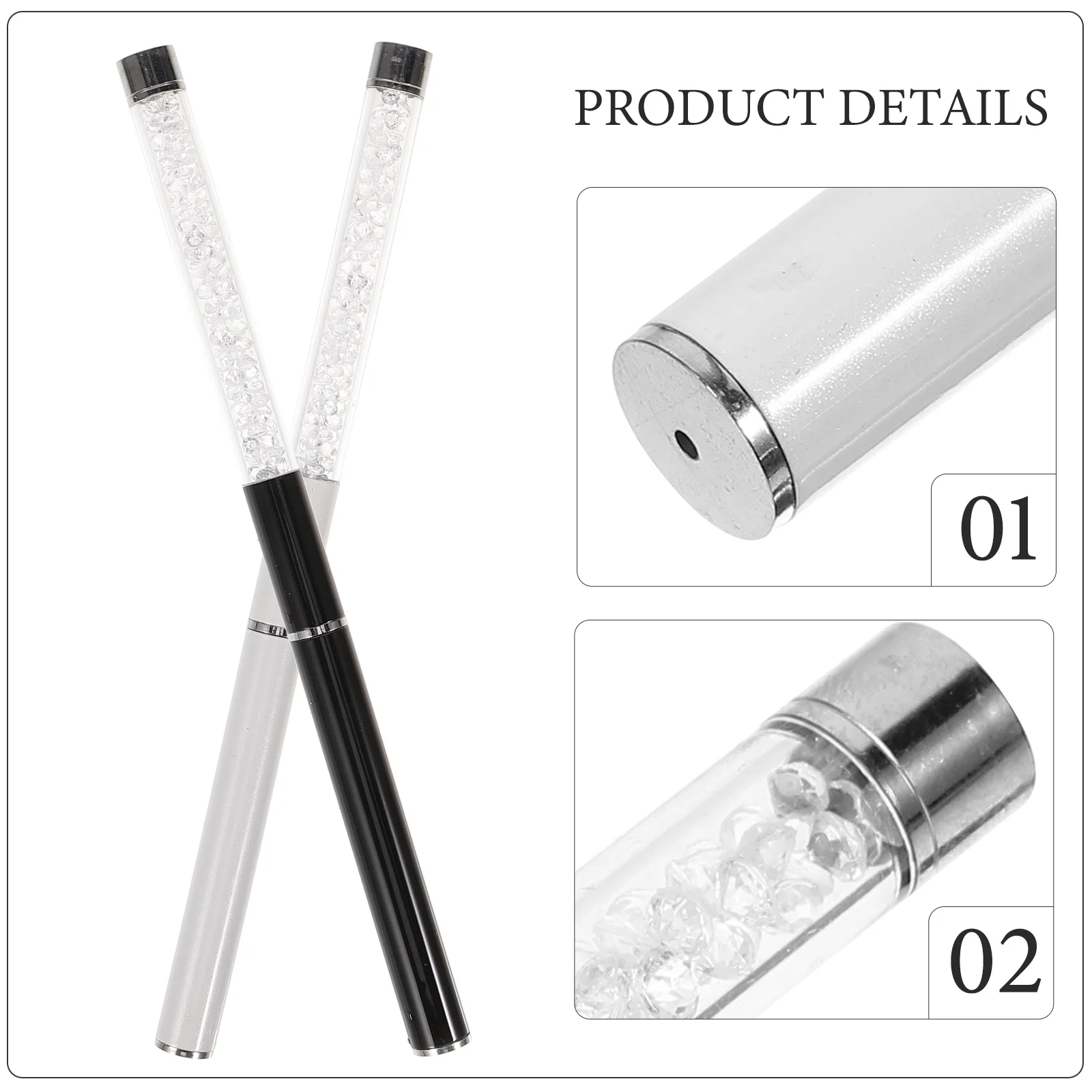 2 Stuks Wimper Voor Mascara Wands Wimpers Oogmake-up Gereedschap Mascara Wand Applicator Lash Kam Reizen Vriendelijk Duurzaam