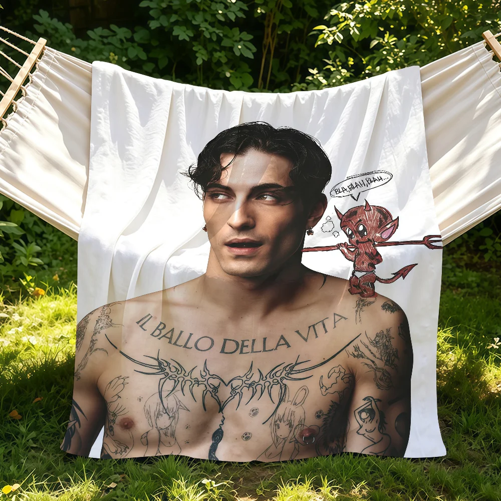 Singer D-damiano David Blanket Suitable For Sofas Beds Offices Cars Outdoor Travel An Ideal Gift For Friends Family