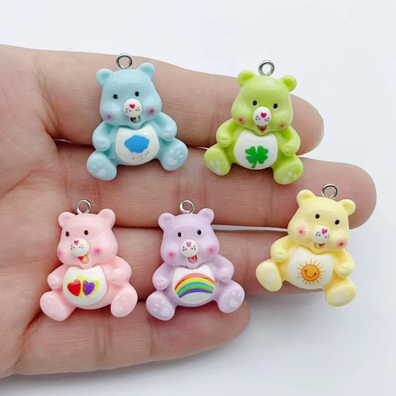 10pcs cartoon animal charm pendant DIY making earrings necklaces bracelets accessories and ornaments
