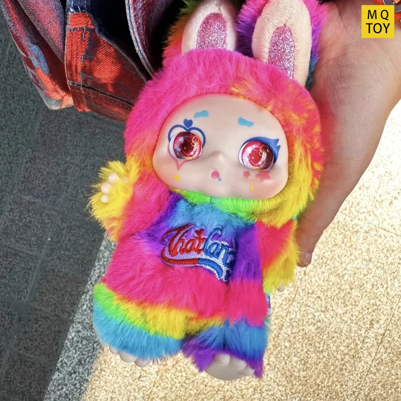 

Kimmon Rainbow Hanging Card Blind Box Vinyl Face Toys Trendy Collectible For Backpack Decoration Limited Edition Mystery Gift