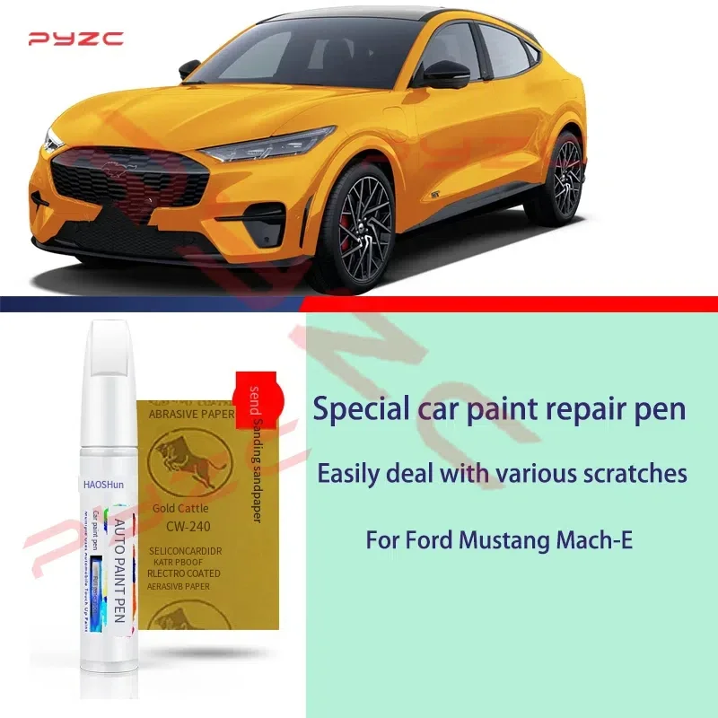

Для Ford Mustang Mach-E 2020-2025 набор ручек для ретуши краски — средство для удаления царапин с кистью, автоаксессуары «сделай сам»