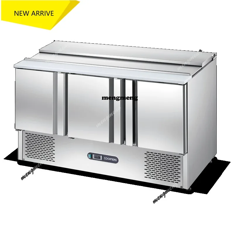 

Commercial Slotted Salad Bar Refrigerator Under Counter Freezer Table Top Salad Bar Buffet Display Refrigerator