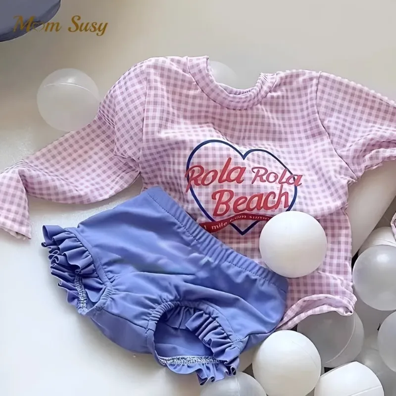 

Fashion Baby Girl Cotton Letter Print Clothes Set Long Sleeve Shirt+Shorts 2PCS Infant Toddler Child Casual Baby Clothes 1-10Y