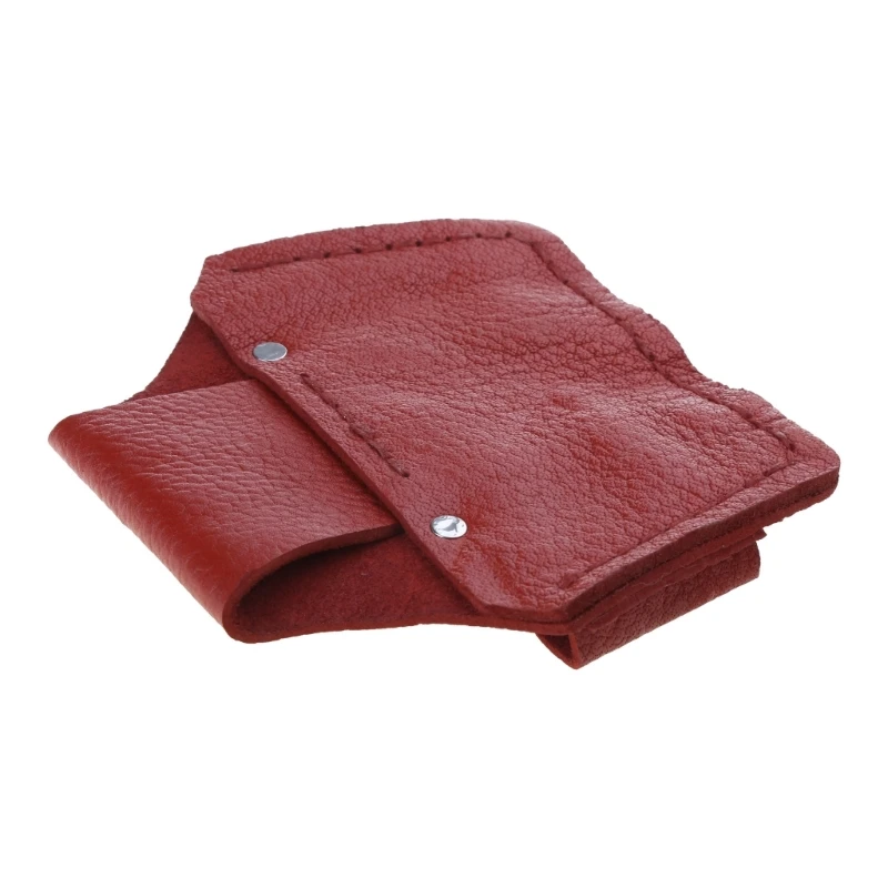 Bolsa cinto ferramentas A2UD Bolsa cintura resistente couro vaca 16x15,5cm/6,3x6,1in para eletricista